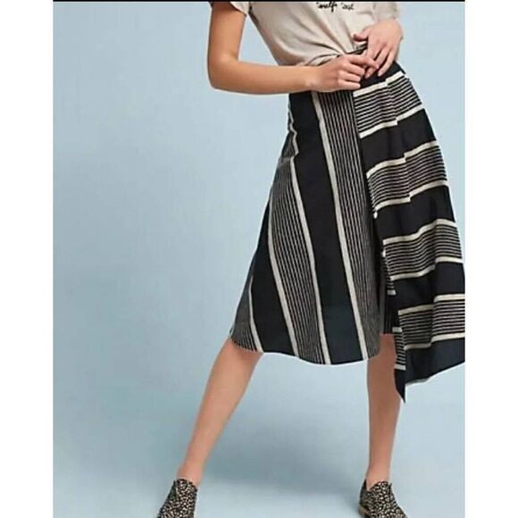 Eva Franco Anthropologie Faux Wrap Skirt - Picture 4 of 5